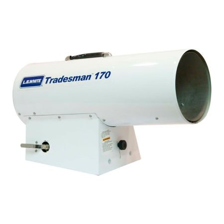L.B. White® Portable Forced Air Gas Heater, W/ Three Trial Ignition, 120V, 170000 BTU